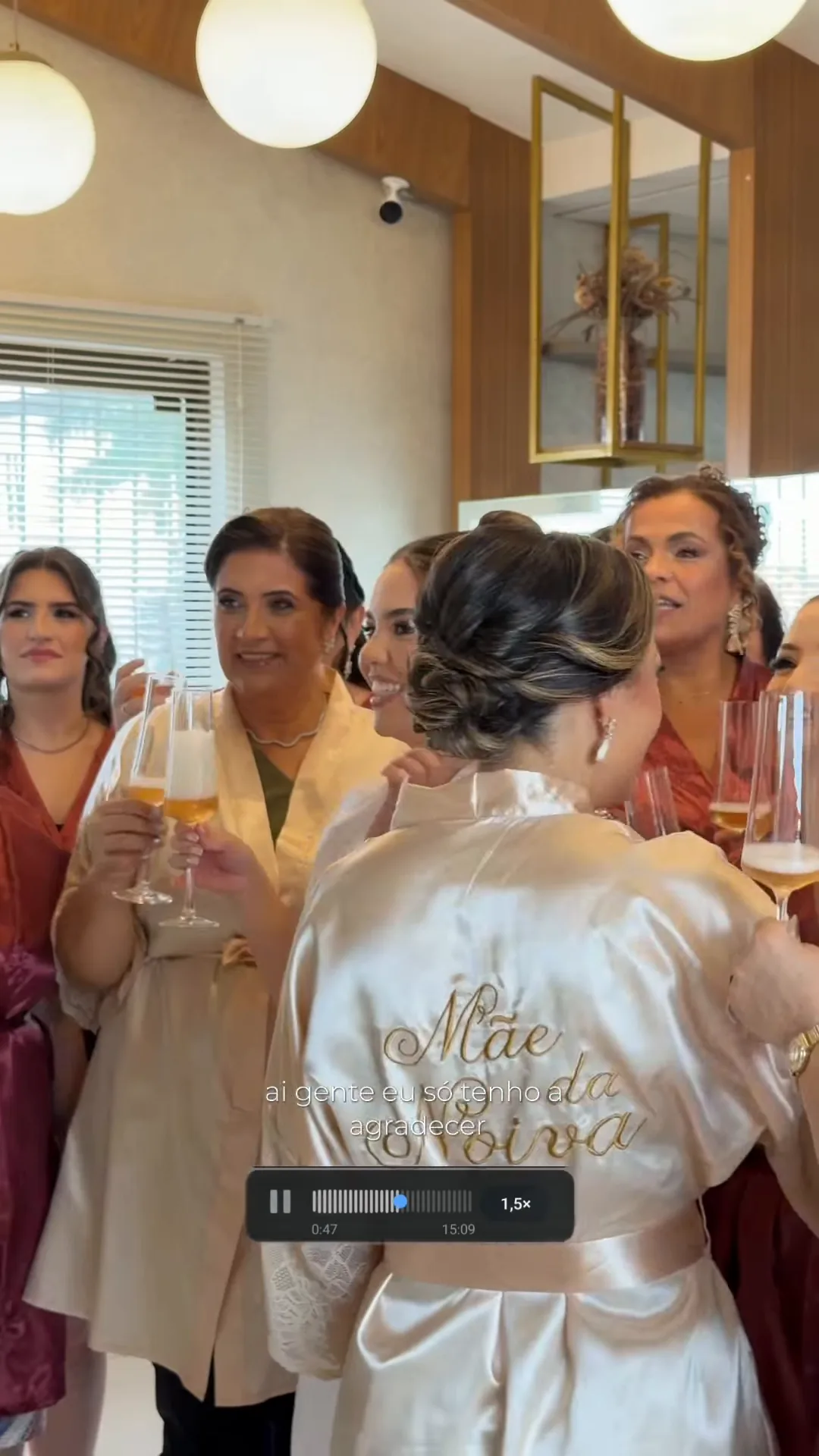 Making of da noiva com as madrinhas